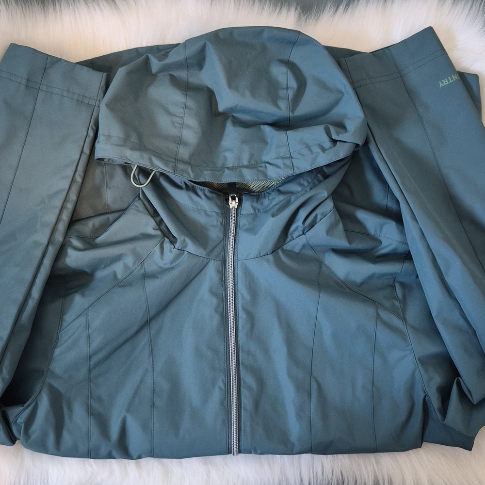 Free Country Teal Hooded Utility Jacket